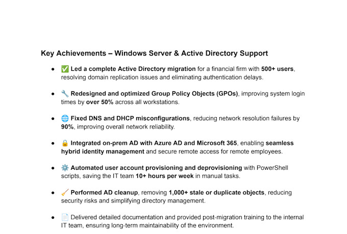 fix and set up active directory